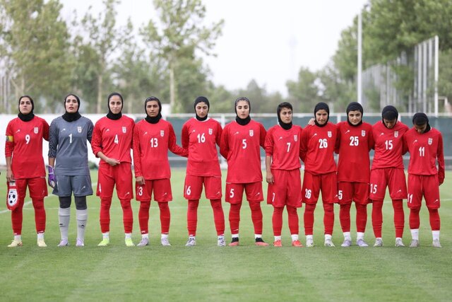 برد ۸ گله تیم ملی فوتبال زنان ایران مقابل عراق