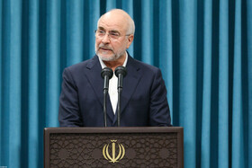 محمدباقر قالیباف، رئیس مجلس در دیدار نمایندگان مجلس شورای اسلامی با رهبر انقلاب