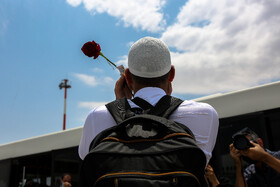 بازگشت حجاج مشهدی از سرزمین وحی