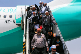 بازگشت حجاج مشهدی از سرزمین وحی