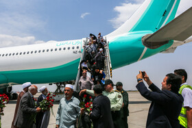 بازگشت حجاج مشهدی از سرزمین وحی