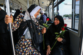 بازگشت حجاج مشهدی از سرزمین وحی