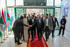 سید رضا صالحی امیری، وزیر میراث فرهنگی و گردشگری در مراسم افتتاحیه سومین کنفوبیشن بین‌المللی گردشگری سلامت اکو - همدان