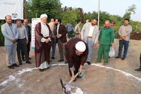 کلنگ احداث دانشکده معماری اسلامی دانشگاه قم زده شد
