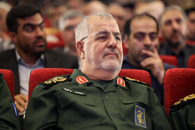 سردار محمد پاکپور، فرمانده نیروی زمینی سپاه پاسداران انقلاب اسلامی در یادواره شهدای مهندسی رزمی و تخریب - مشهد