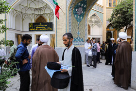 مراسم عمامه گذاری طلاب حوزه علمیه اصفهان
