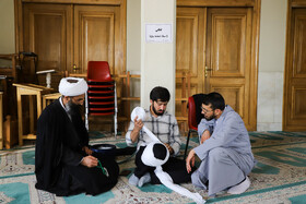مراسم عمامه گذاری طلاب حوزه علمیه اصفهان