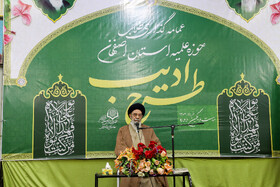 سخنرانی آیت‌الله طباطبایی‌نژاد، امام جمعه اصفهان در مراسم عمامه گذاری طلاب حوزه علمیه اصفهان