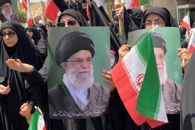 تجمع مردمی علیه تهاجم رژیم صهیونیستی به ایران - یزد