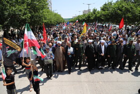 راهپیمایی مردم بجنورد در محکومیت حمله رژیم صهیونیستی به ایران