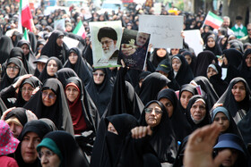 راهپیمایی نمازگزاران کرمانشاه در محکومیت جنایت رژیم صهیونیستی
