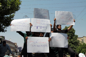 راهپیمایی نمازگزاران کرمانشاه در محکومیت جنایت رژیم صهیونیستی