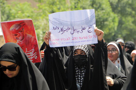 راهپیمایی نمازگزاران کرمانشاه در محکومیت جنایت رژیم صهیونیستی