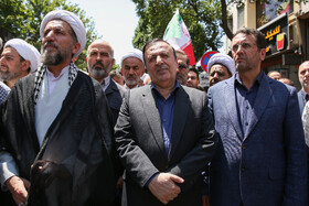 راهپیمایی نمازگزاران قزوین در محکومیت جنایت رژیم صهیونیستی