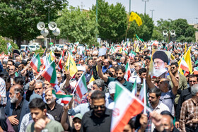 راهپیمایی مردمی علیه تهاجم رژیم صهیونیستی به ایران - اراک