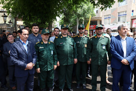 راهپیمایی مردم شهرستان اهرعلیه تهاجم رژیم صهیونیستی به ایران