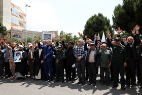راهپیمایی مردم شهرستان اهرعلیه تهاجم رژیم صهیونیستی به ایران