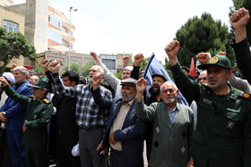 راهپیمایی مردم شهرستان اهرعلیه تهاجم رژیم صهیونیستی به ایران