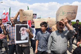 راهپیمایی مردمی علیه تهاجم رژیم صهیونیستی به ایران - سمنان