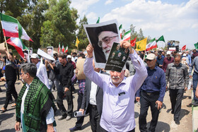 راهپیمایی مردمی علیه تهاجم رژیم صهیونیستی به ایران - سمنان