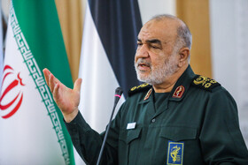 شهید سردار سرلشگر سلامی فرمانده سپاه پاسداران انقلاب اسلامی