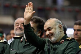 شهید سردار سرلشگر سلامی فرمانده سپاه پاسداران انقلاب اسلامی