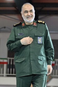شهید سردار سرلشگر سلامی فرمانده سپاه پاسداران انقلاب اسلامی