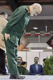 شهید سردار سرلشگر سلامی فرمانده سپاه پاسداران انقلاب اسلامی