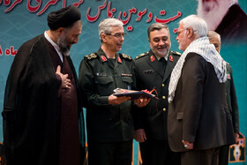 شهید سردار سرلشگر محمد باقری، رئیس ستاد کل نیروهای مسلح و سردار حسین اشتری