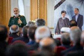 شهید سردار سرلشگر سلامی فرمانده سپاه پاسداران انقلاب اسلامی