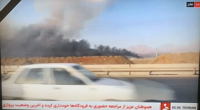 تصویری از انفجار لحظات اخیر نطنز که از صداوسیما پخش شد جدول پخش تلویزیون تغییر کرد