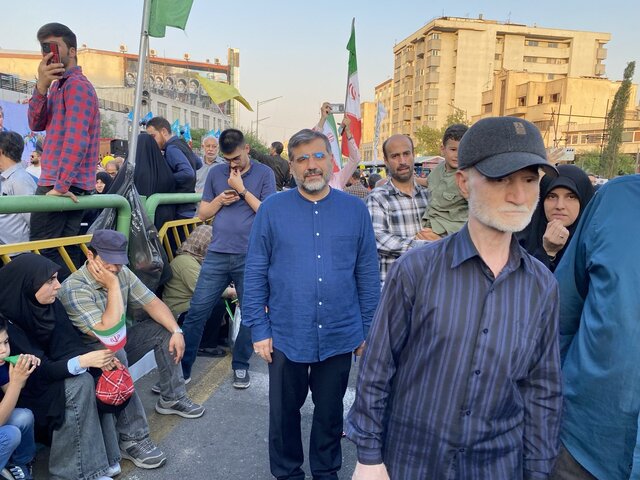 تجمع بزرگ مردمی عید غدیر در حال برگزاری است + ویدئو