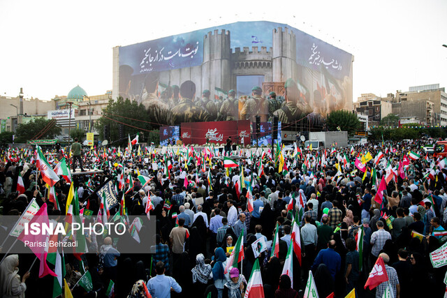 تجمع بزرگ مردمی عید غدیر برگزار شد + ویدئو