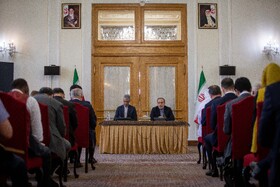 دیدار رؤسای نمایندگی‌های خارجی و بین‌المللی مقیم تهران با وزیر خارجه