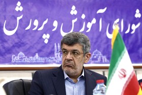 محمد رضا بابایی استاندار در شورای آموزش و پرورش استان یزد