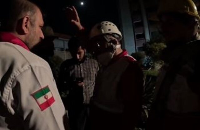 حضور میدانی دبیرکل جمعیت هلال‌احمر و رئیس سازمان امداد و نجات در مرکز تحقیقاتی سپهند