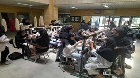 فرش‌بافی دانشجویان در پویش «تار و پود»