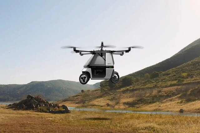 موتورسیکلت پرنده در چین رونمایی شد موتورسیکلت پرنده در چین رونمایی شد