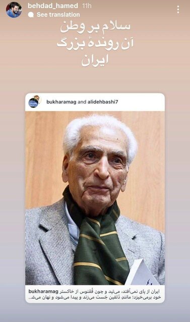 قلب هنرمندان و ادبا برای ایران و ایرانی میتپد/واکنشها ادامه دارد