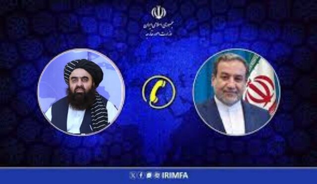 رایزنی وزیر امور خارجه حکومت سرپرست افغانستان با عراقچی امیرخان متقی: مردم و حکومت افغانستان در کنار مردم و دولت ایران هستند