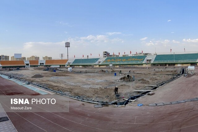 آخرین وضعیت از طرح بازسازی ورزشگاه نصیری یزد
