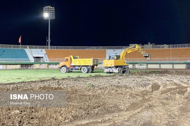 آخرین وضعیت از طرح بازسازی ورزشگاه نصیری یزد