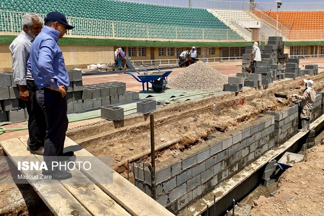 آخرین وضعیت از طرح بازسازی ورزشگاه نصیری یزد