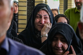 تشییع پیکر مطهر 5 شهید حمله رژیم صهیونیستی در زنجان