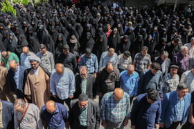 تشییع پیکر مطهر 5 شهید حمله رژیم صهیونیستی در زنجان