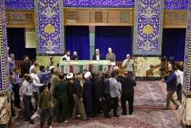 مراسم وداع با دانشمند شهید هسته‌ای - یزد