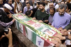 مراسم وداع با دانشمند شهید هسته‌ای - یزد