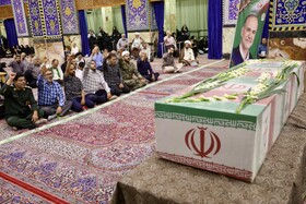مراسم وداع با دانشمند شهید هسته‌ای - یزد