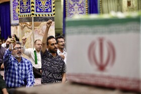 مراسم وداع با دانشمند شهید هسته‌ای - یزد
