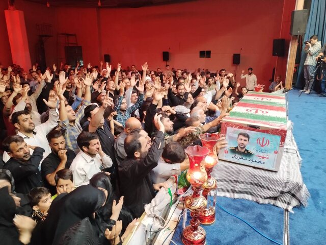 وداع مردم شهرستان پیشوا با شهید مدافع امنیت